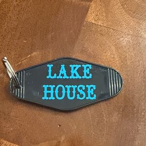 Black and Blue Lake House Wall Decor